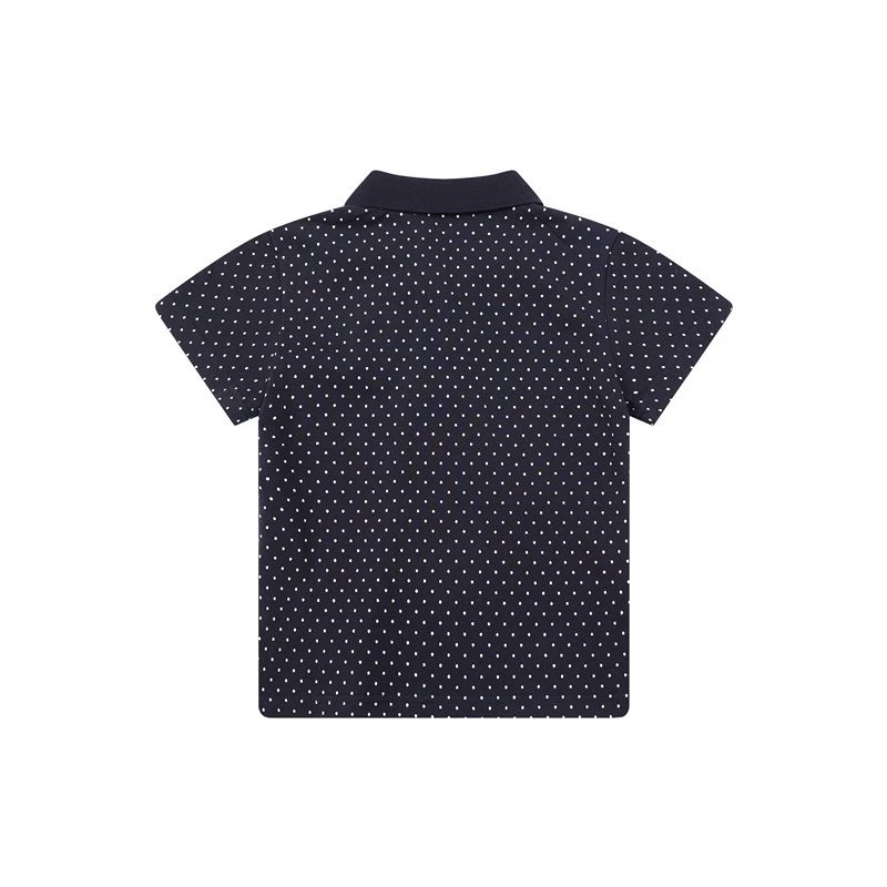 Aeae Polka Dot Gray Polo Shirt - 40