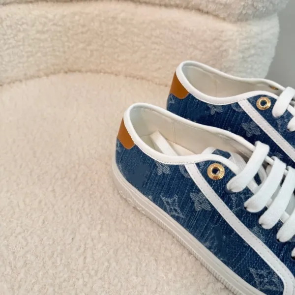 Louis Vuitton LV Trainer Pink Monogram Canvas Sneakers - 10