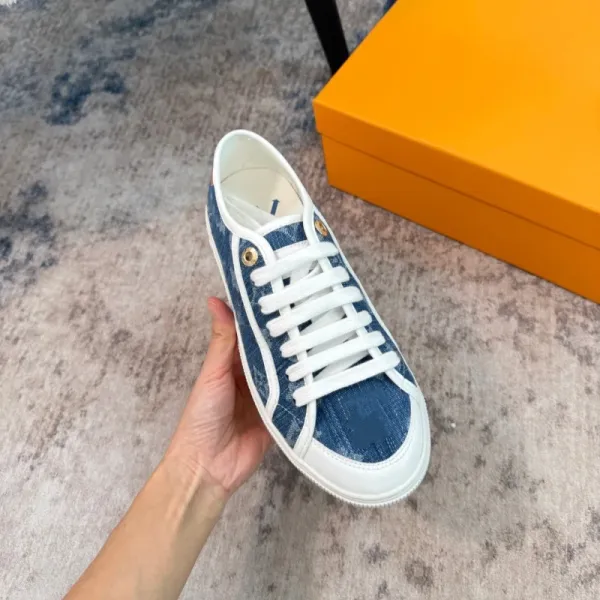 Louis Vuitton LV Trainer Pink Monogram Canvas Sneakers - 12