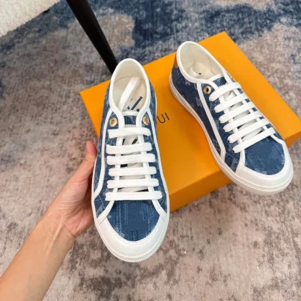Louis Vuitton LV Trainer Pink Monogram Canvas Sneakers - 14