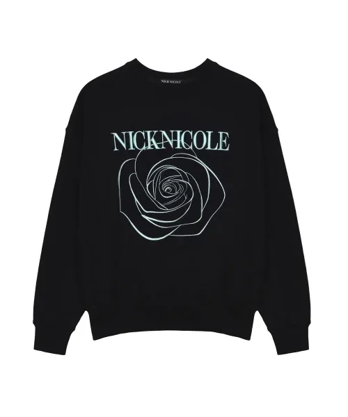 NickNicole Rose Graphic Hoodie White - 13