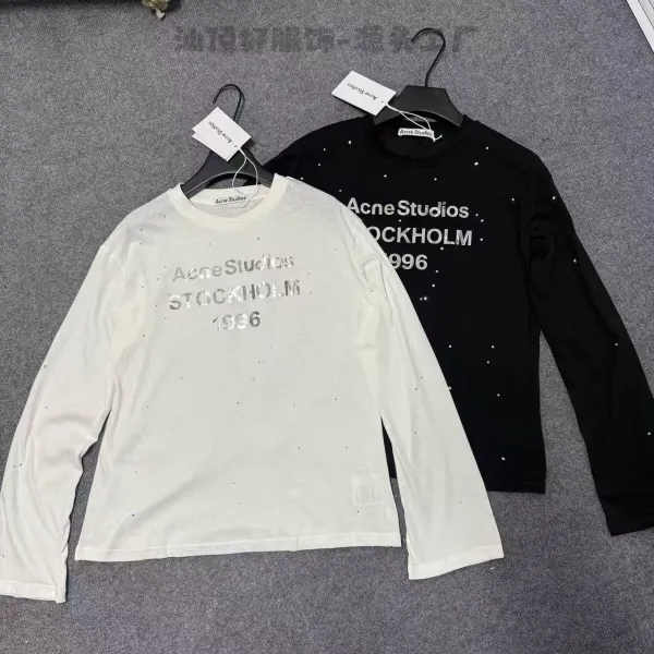 Acne Studios Stockholm 1996 Rhinestone-Embellished Black Sweatshirt - 5