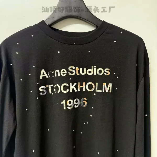 Acne Studios Stockholm 1996 Rhinestone-Embellished Black Sweatshirt - 14