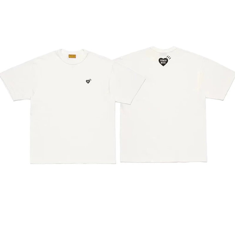 HUMAN MADE T-Shirts Animal Graphic Short-Sleeve T-Shirt — 3626 white