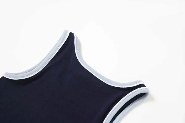Rest & Recreation Rest & Recre-ation Beige Ribbed Vest-Top - 29