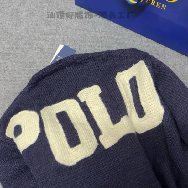 Polo Ralph Lauren x Tokyo Limited Edition V-Neck Knit Sweater Navy - 13