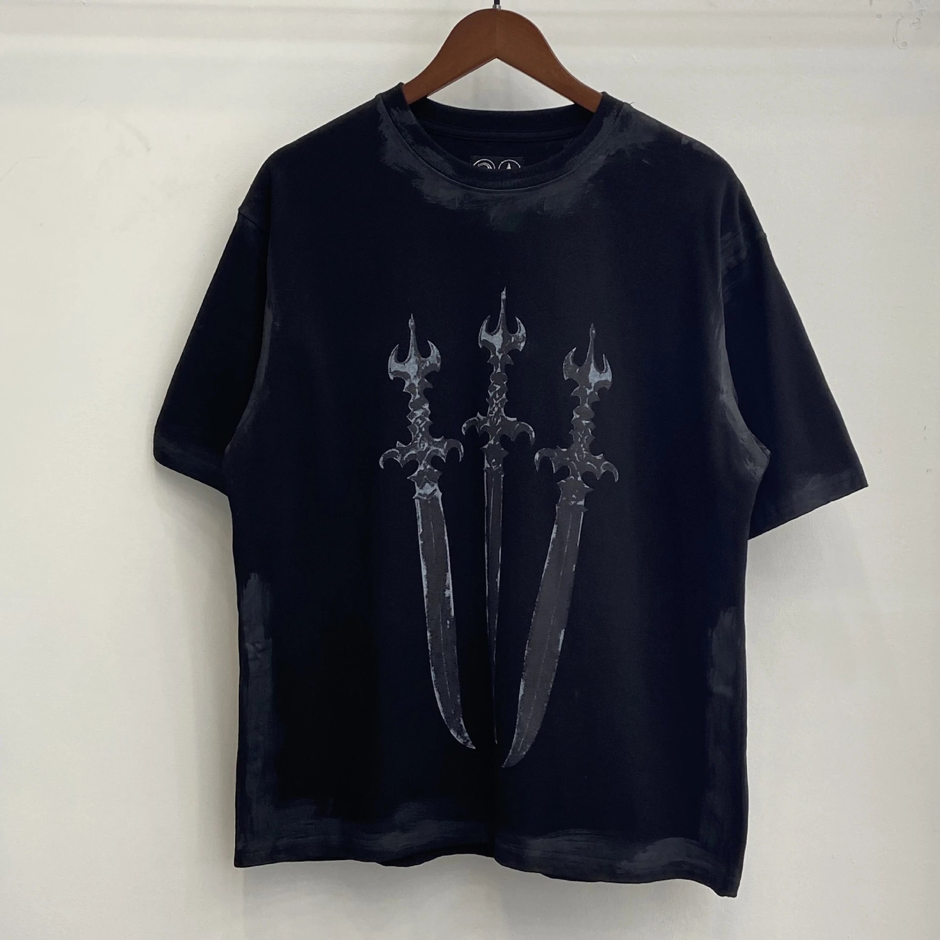 Unbranded T-Shirts Loose-fit graphic print — TC2611 Black
