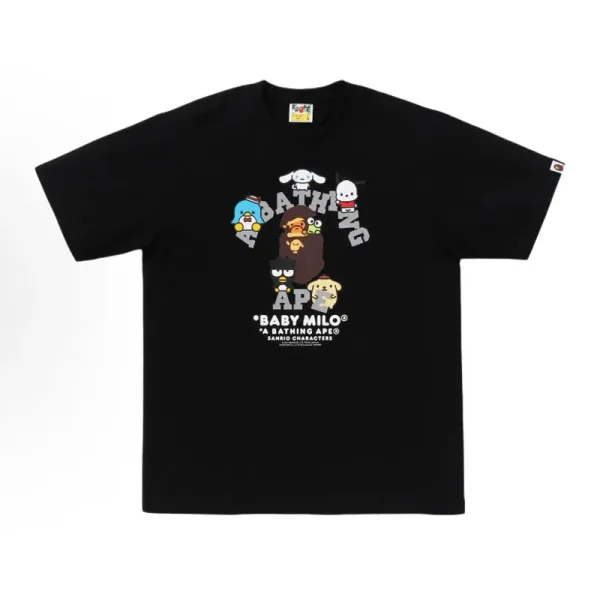 A Bathing Ape x Sanrio Baby Milo Black T-Shirt - 1