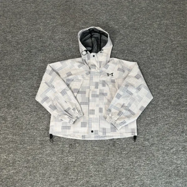 Digital Pionker Pixel Grid Shorts White/Gray - 4