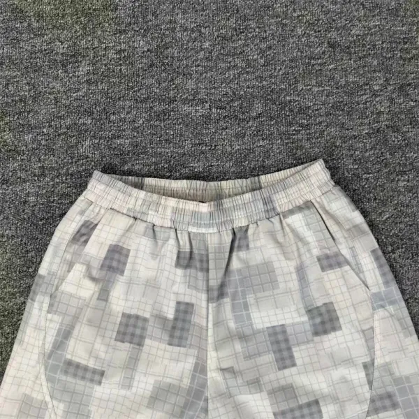 Digital Pionker Pixel Grid Shorts White/Gray - 12
