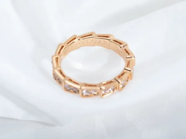 Bulgari Serpenti Viper Ring Silver and Gold Tone with Black Onyx and Diamonds - 10