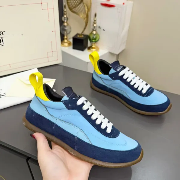 Maison Margiela Tabi Sneaker Blue Navy Yellow Sneakers - 7