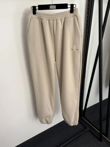 Design Cropped Hoodie and Jogger Set Beige Casual-Set - 7