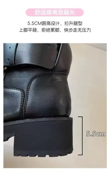 Dior x Maison Margiela Tabi-Inspired Buckle Boots Black Boots - 6