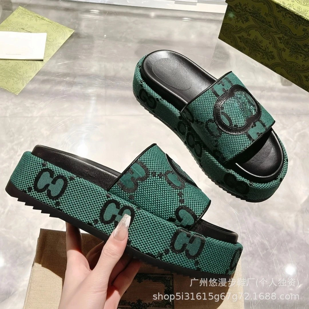 Black-Green with Leather Tag and Large Letters