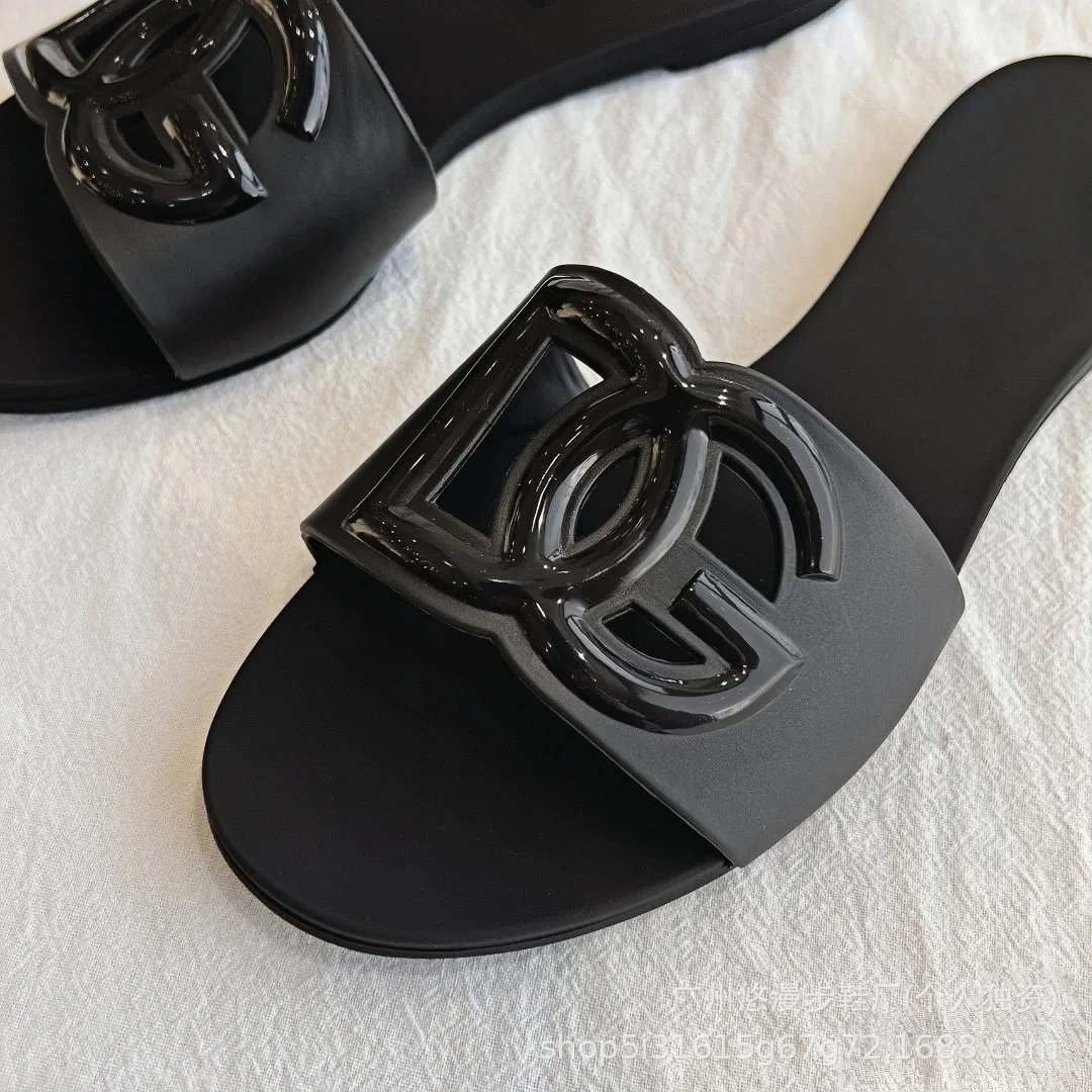 Dior Diorama Slide Black Sandals