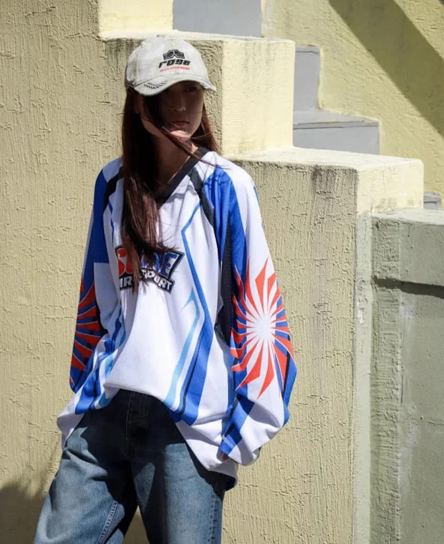 Martine Rose Hats Washed distressed embroidered baseball cap product detail image 22