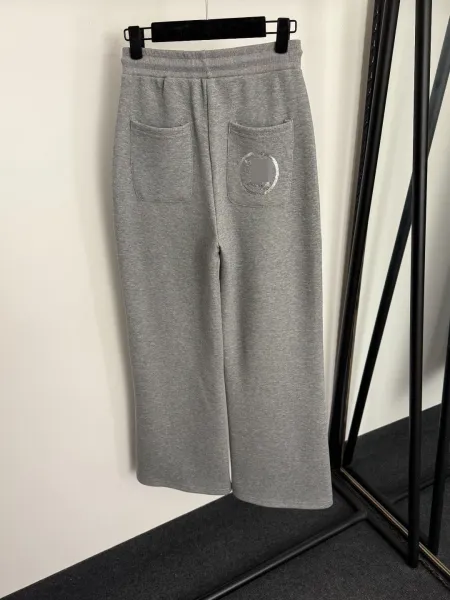 Off-White x Unknown Collaborative Cropped Hoodie and Embellished Sweatpants Set Gray - 9