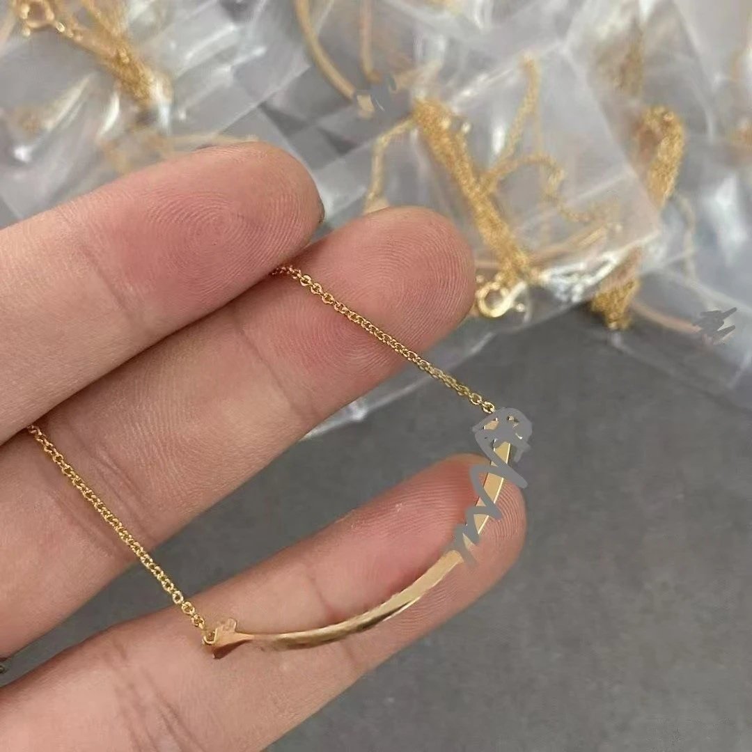 Tiffany & Co. Smile Pendant Necklace