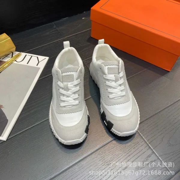 Hermès Oran Sneaker Black Orange Gray Sneakers - 2
