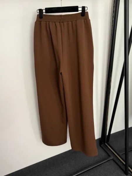 Design Hooded Zip-Up Jacket and Wide-Leg Sweatpants Set Black - 9