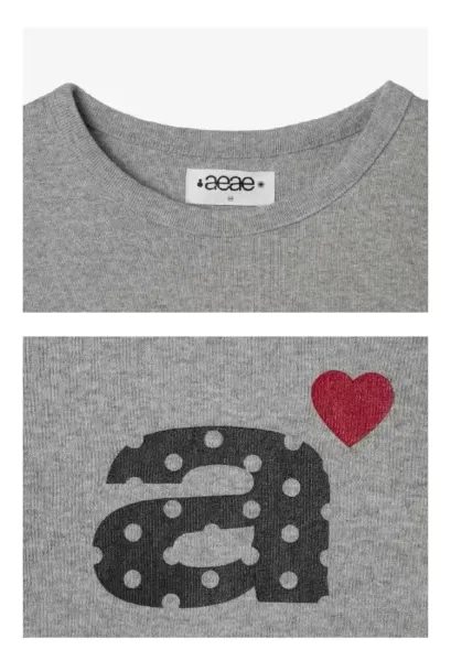 Aeae Polka Dot Gray Polo Shirt - 34