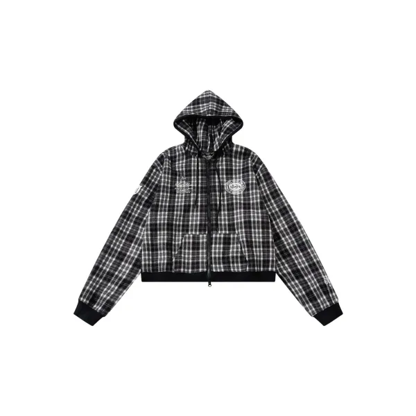 Burberry Tartan Check Hoodie Navy Green - 9