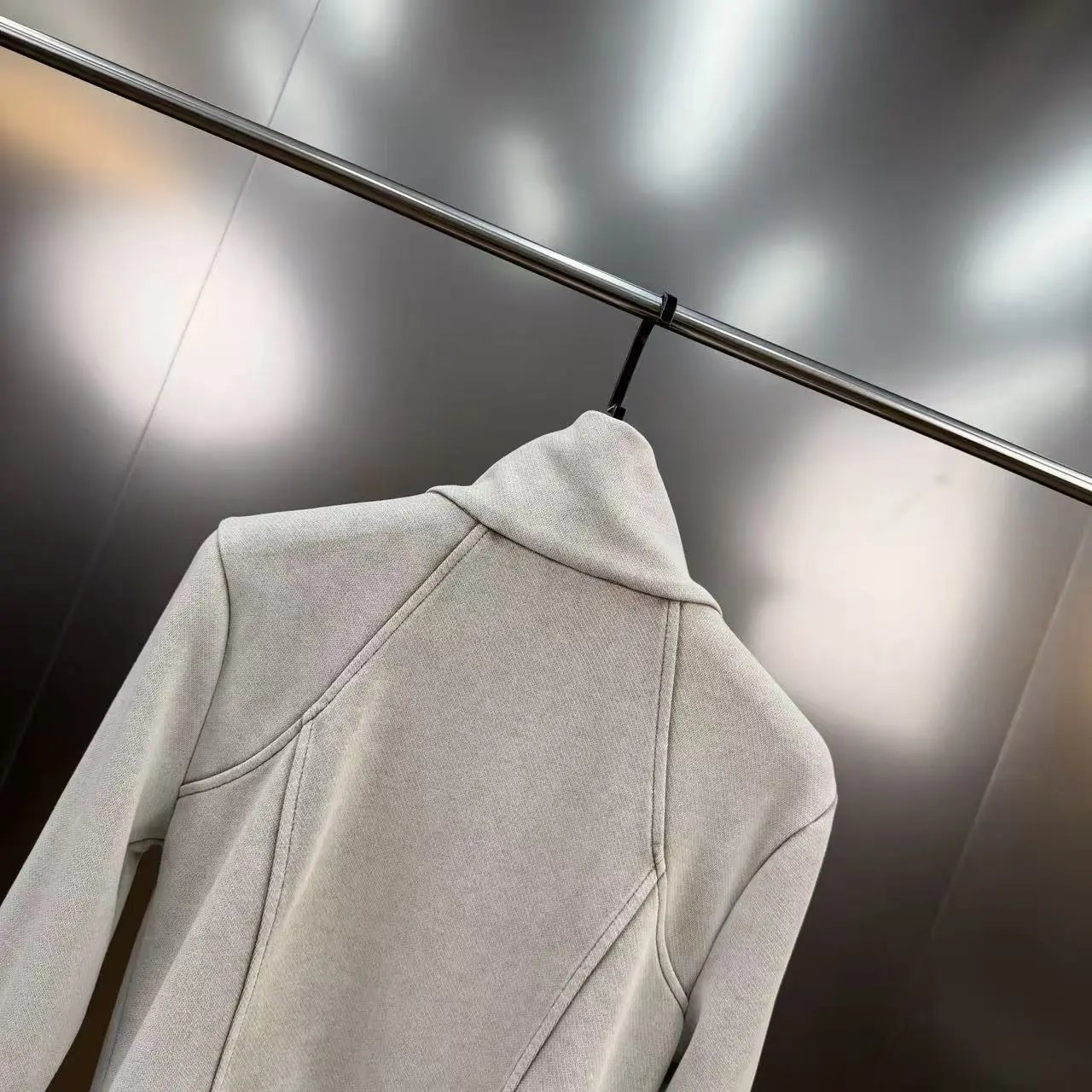 Gallery Dept. Utility Zip-Up Jacket and Wide-Leg Sweatpants Set in Light Gray and Black - 33
