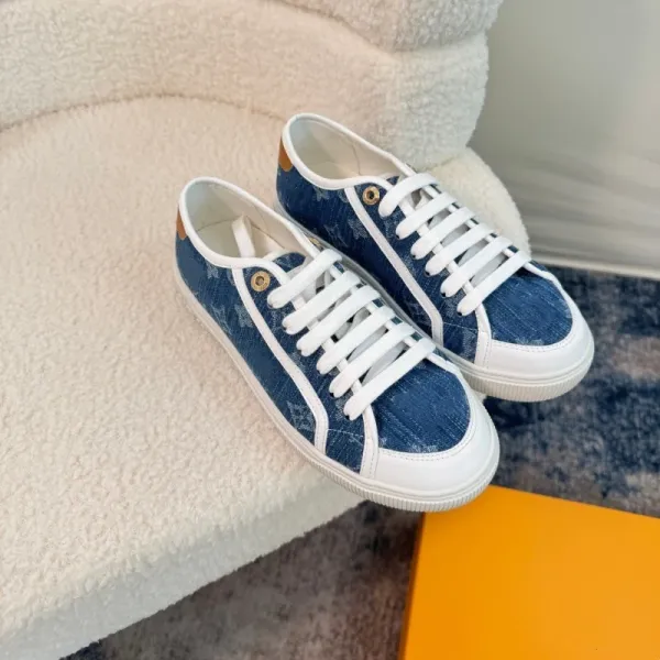 Louis Vuitton LV Trainer Pink Monogram Canvas Sneakers - 6