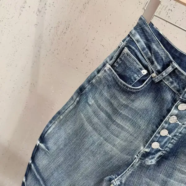 Gallery Dept. Distressed Flared Jeans Dark Wash - 5