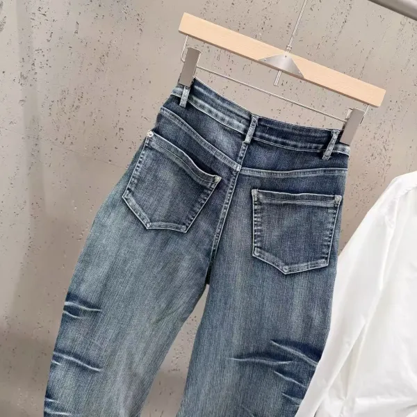 Gallery Dept. Distressed Flared Jeans Dark Wash - 9