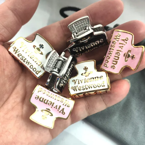 Vivienne Westwood Orb Pink Hair Claw Clips - 4