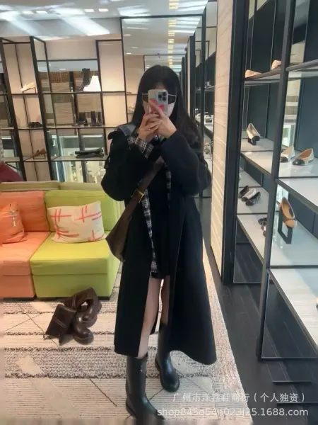 Off-White x Hunter Rain Boots Black White Rubber Knee-Boots - 4
