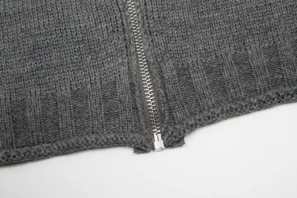 Matin Kim Logo Knit Turtleneck Sweater Gray - 18