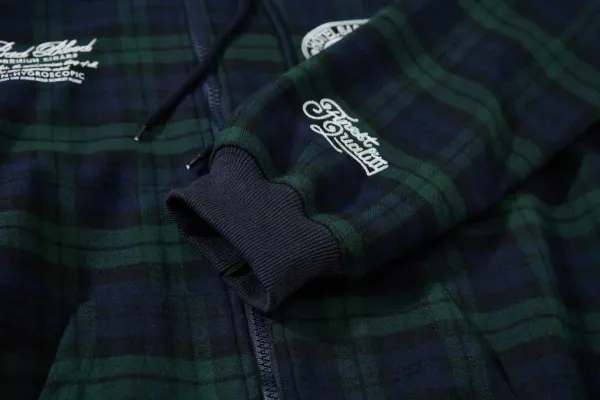 Burberry Tartan Check Hoodie Navy Green - 48