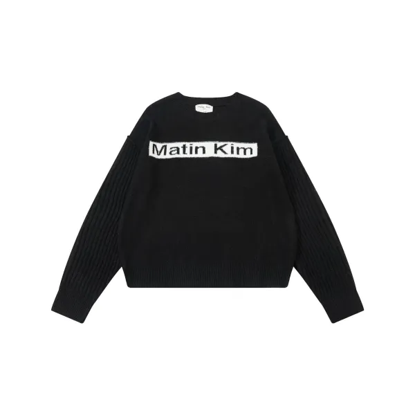 Maison Kitsuné Logo Knit Sweater Gray - 10