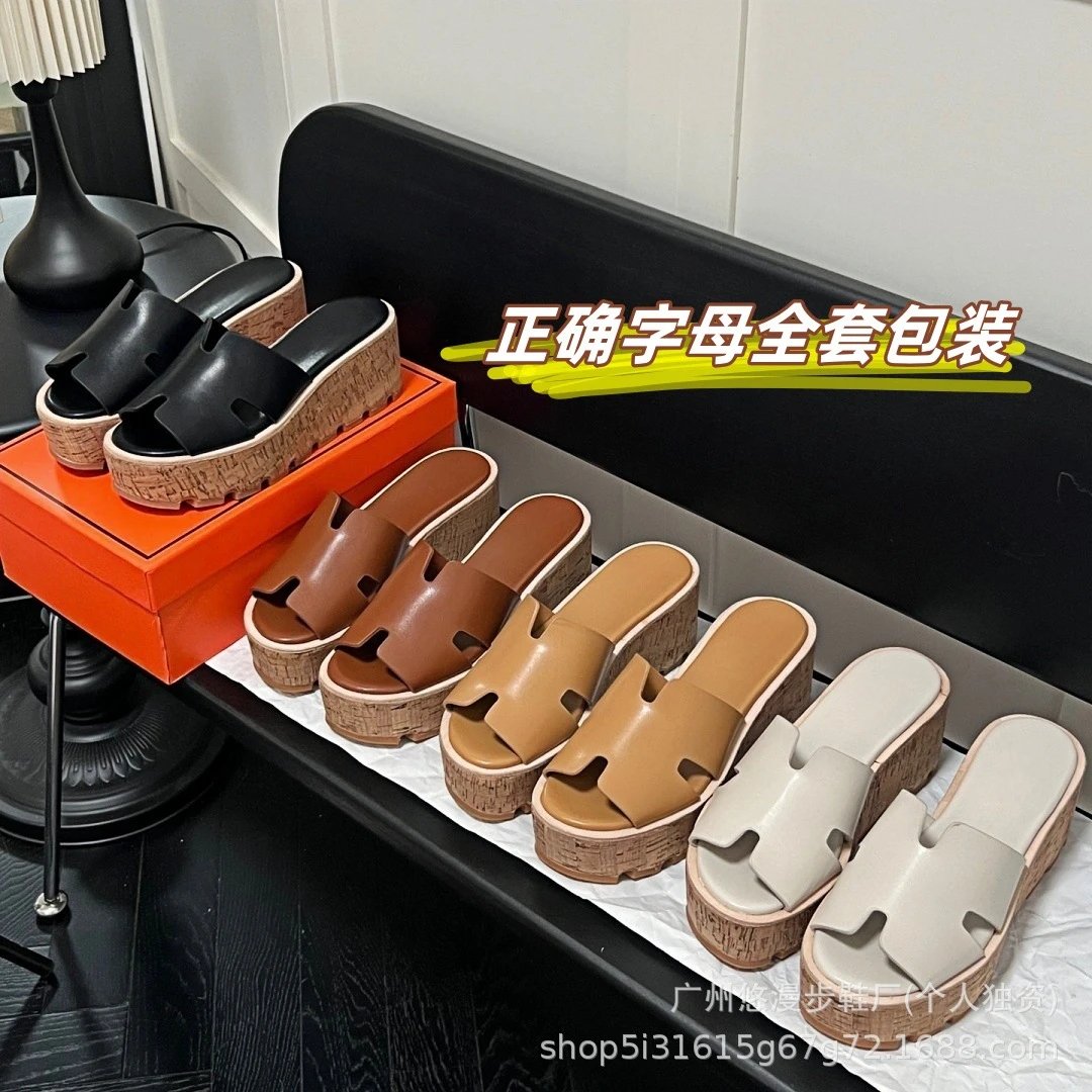 Wooden Platform Mule Slipper Women