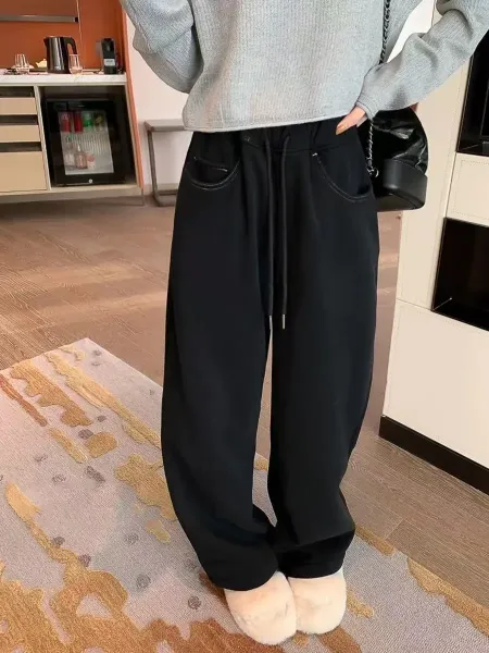 Digital Pionker Logo-Embroidered Black Sweatpants - 4
