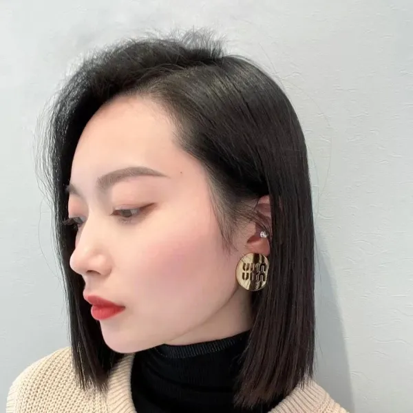 Miu Miu Logo Disc Stud Earrings Silver - 3