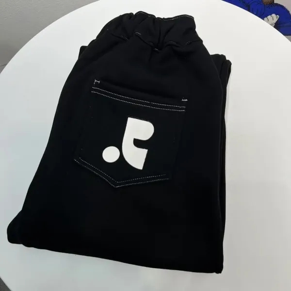 Digital Pionker Logo-Embroidered Black Sweatpants - 21