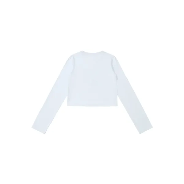 Aeae Chapter Normaek Cropped Long-Sleeve T-Shirt Navy - 7