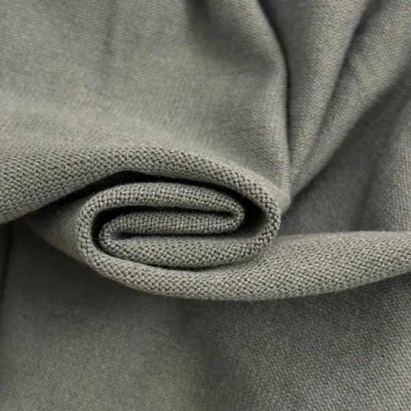 Design V-Neck Knit Sweater and Wide-Leg Sweatpants Set Gray Casual Set - 11