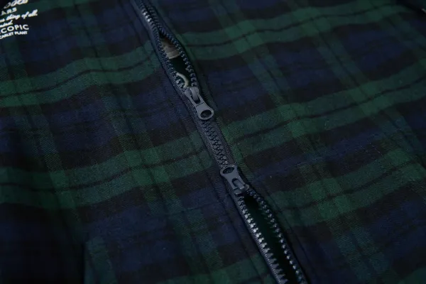 Burberry Tartan Check Hoodie Navy Green - 49