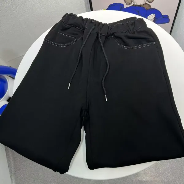 Digital Pionker Logo-Embroidered Black Sweatpants - 23