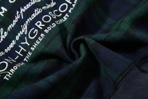 Burberry Tartan Check Hoodie Navy Green - 57