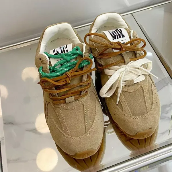 New Balance 990v3 Brown Suede Sneakers with Dual Lace System - 4