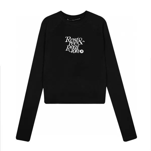 Rest & Recreation Cropped Knit Sweater Lime Green - 22