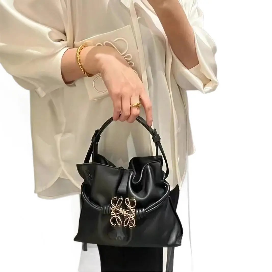 Loewe Flamenco Bucket Bag Mustard Yellow Handbags - 9