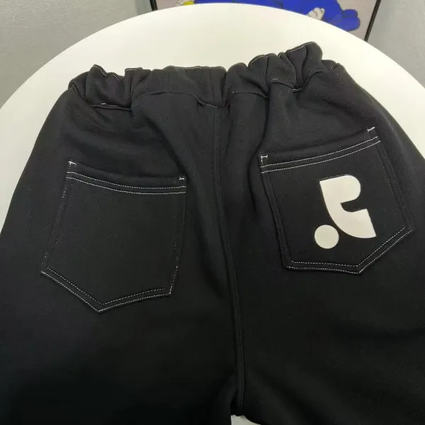 Digital Pionker Logo-Embroidered Black Sweatpants - 22