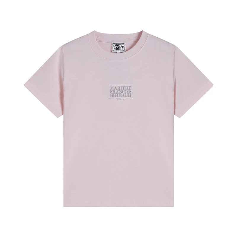Marithe Francois Girbaud Logo Print Pink T-Shirt - 16